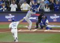Nov 1, 2025; Toronto, Ontario, CAN; Toronto Blue Jays pitcher Max Scherzer (31) pitches to Los Angeles Dodgers two-way player Shohei Ohtani (17) in the first inning during game seven of the 2025 MLB World Series at Rogers Centre. Mandatory Credit: Kevin Sousa-Imagn Images